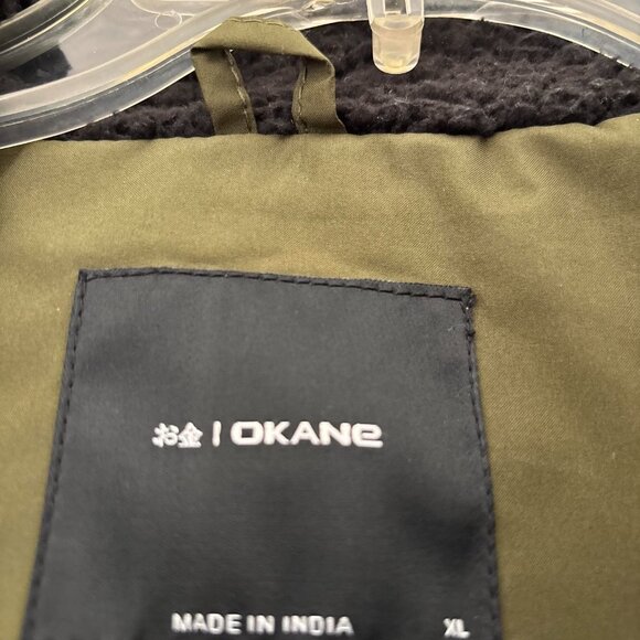 OKANE Men's Olive Green Lightweight Puffer Jacket Size XL - Picture 4 of 7